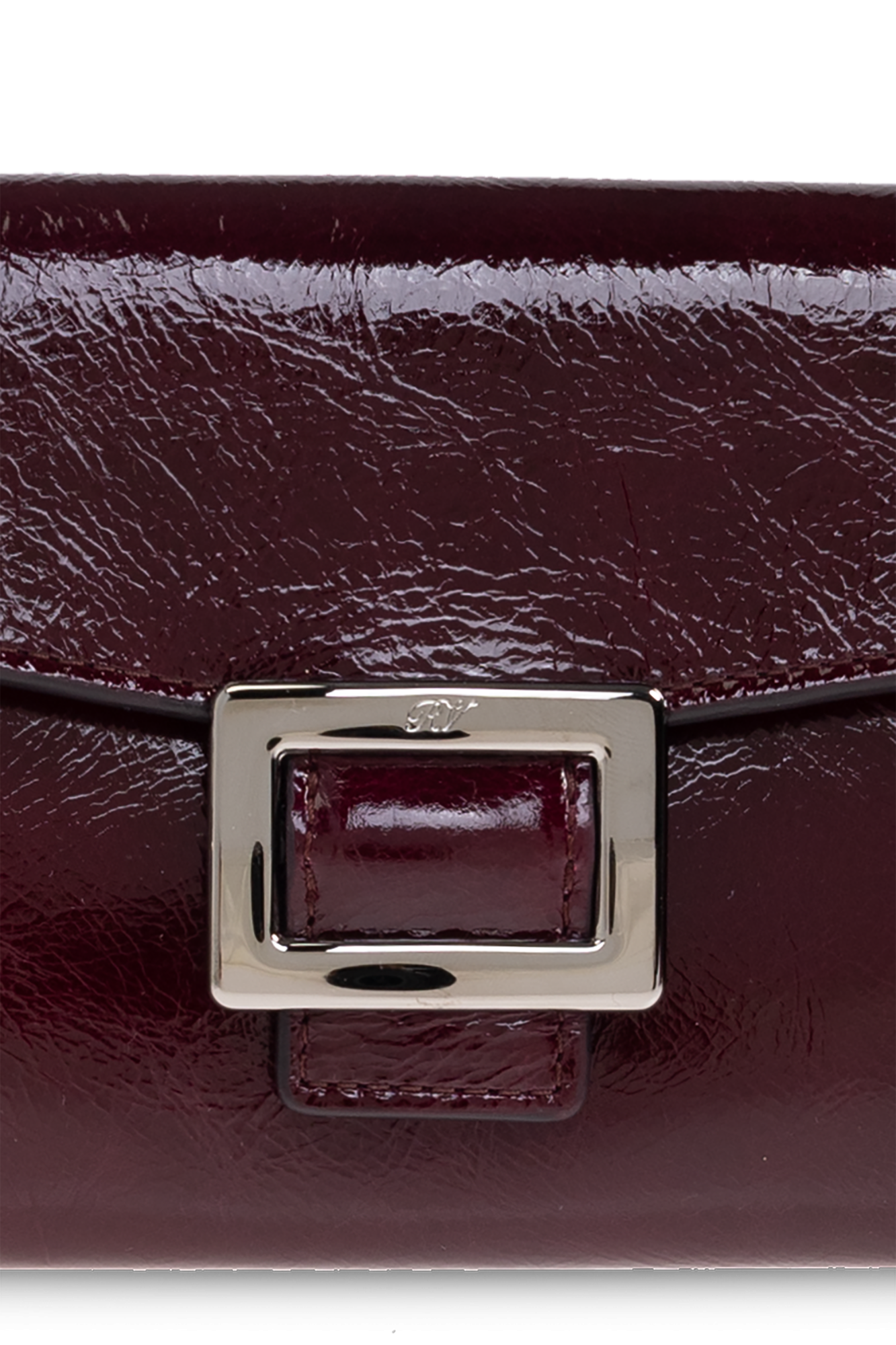 ハンドバッグ ROGER VIVIER BELLE VIVIER LEATHER HANDBAG Belle Vivier Bag in leather Brown Woman RBWAPAH0100UCTPZS018
